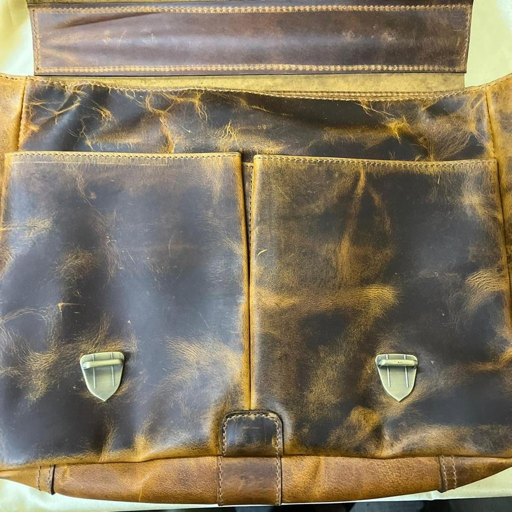 NWT Aaron Leather Goods 1pc bag - Picture 3 of 11